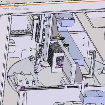 全自动打螺丝机SW模型 3D模型