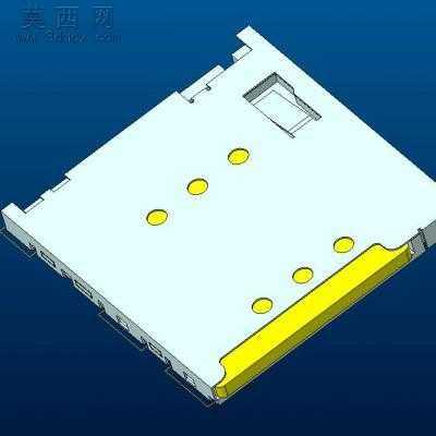 MICRO_SIM卡组件 3D模型