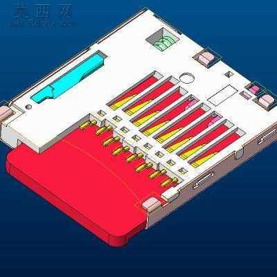T_flash卡组件 3D模型