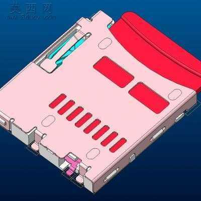 T_flash卡组件 3D模型