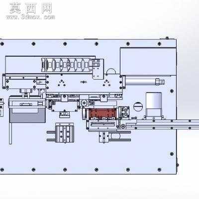 电气元件自动电性能检测机电测机 3D模型