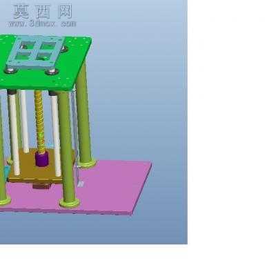 双工位顶升供料机 3D模型