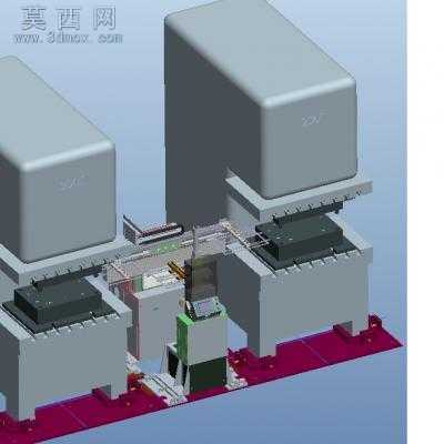 带180度翻转台的分离式冲压机械手 3D模型