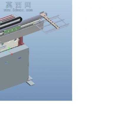 带180度翻转台的分离式冲压机械手 3D模型
