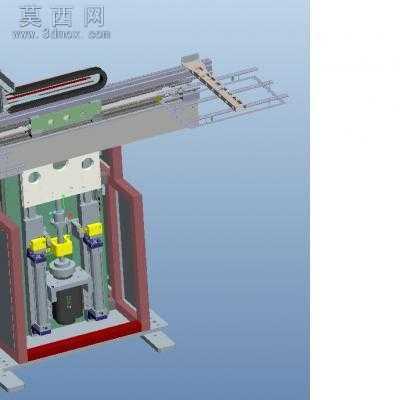 带180度翻转台的分离式冲压机械手 3D模型