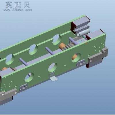 带180度翻转台的分离式冲压机械手 3D模型