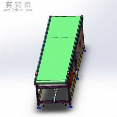 传送带皮带线 3D模型