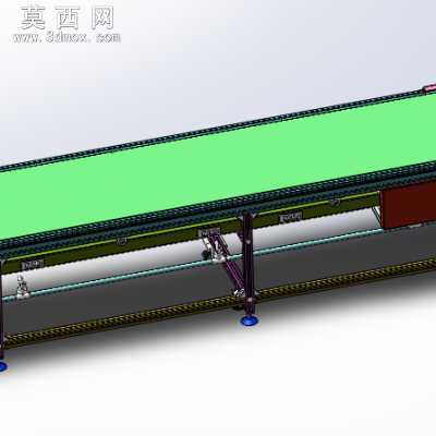 传送带皮带线 3D模型