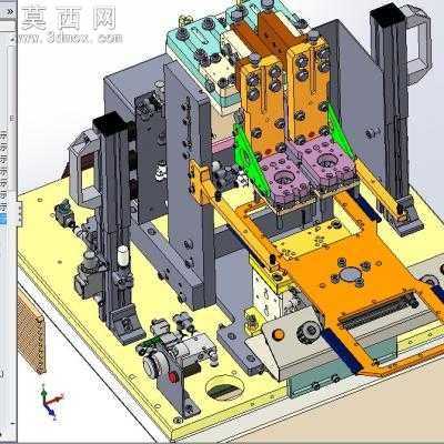 活塞盖铆接机、全自动钣金铆接机 3D模型
