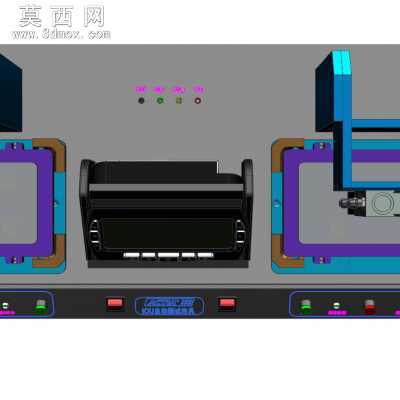 双iou模块夹具 3D模型