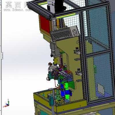 转向套管轴承压装机器及自动翻边设备 3D模型