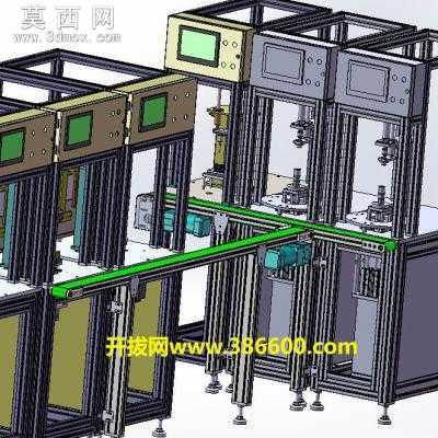 生产线自动焊接机 3D模型