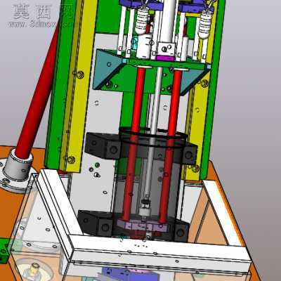 铁罐焊接处气密检测装置 3D模型