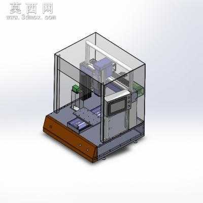 万用桌面型三轴非标设备焊接机点胶机打螺丝机 3D模型