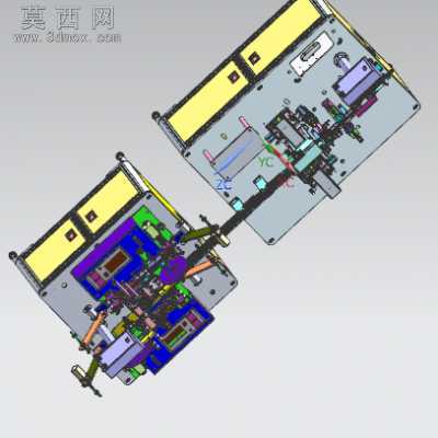 FFC自动CCD检测双侧包装机 3D模型