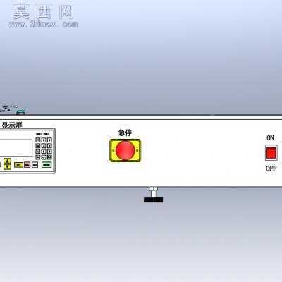 鼠标影像自动校准测试机 3D模型