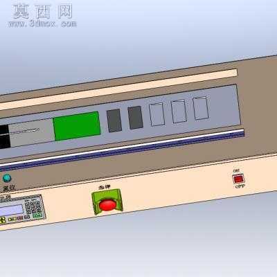 鼠标影像自动校准测试机 3D模型