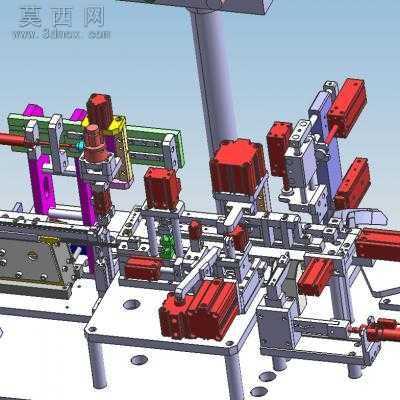 全自动插端子机 3D模型