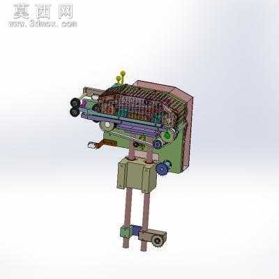 ȫ�Զ�����ֽ�а�װ�����������Ǳ��豸 3Dģ��