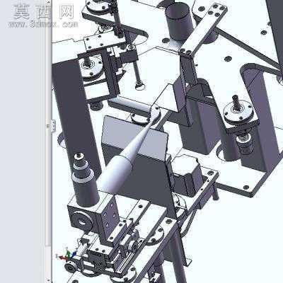 旋转盘激光机 3D模型