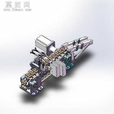 18650锂电池度电(充电)喷码一体机 3D模型