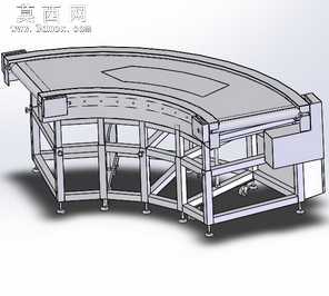 90度弯机 3D模型