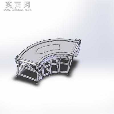90度弯机 3D模型