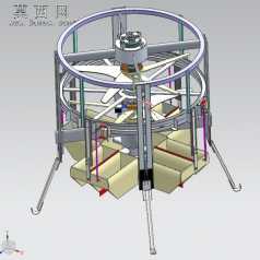 四螺旋桨同轴垂直起降ug设计 3D模型