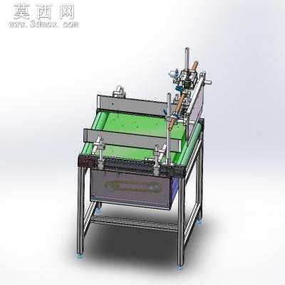 工具箱烤火丝印机、丝印烘烤自动线 3D模型