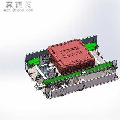 工具箱烤火丝印机、丝印烘烤自动线 3D模型