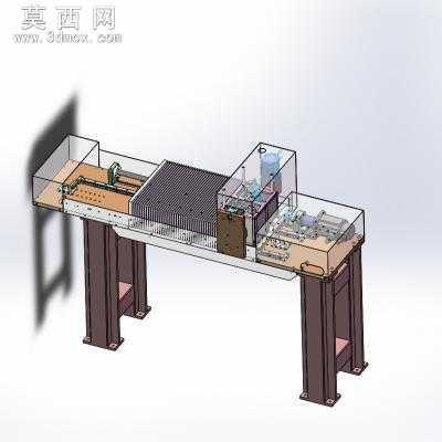 六轴CNC加工中心:塑料油瓶加工机 3D模型