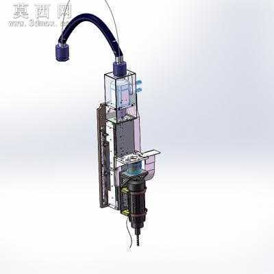 六轴CNC加工中心:塑料油瓶加工机 3D模型