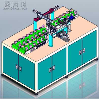 全自动曲轴检测设备 3D模型