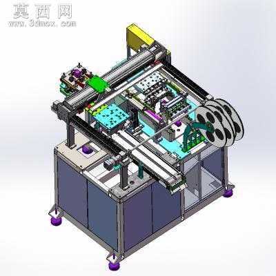磁条塑胶字母组入机塑胶件取料、注塑机取料 3D模型