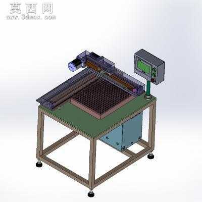 电池自动点数机 3D模型