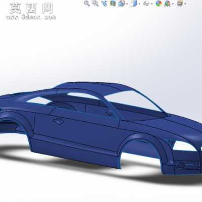 奥迪车模 3D模型
