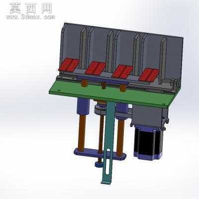 各种款式上料机构、顶升送料机构 3D模型