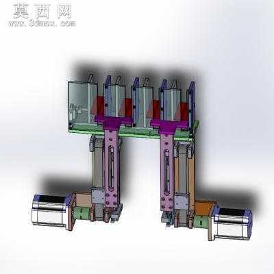 各种款式上料机构、顶升送料机构 3D模型