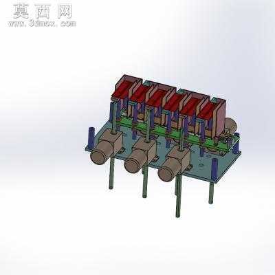 各种款式上料机构、顶升送料机构 3D模型