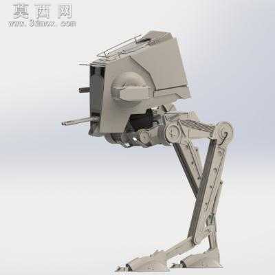 全地形侦察运输机V2(突击步行机) 3D模型