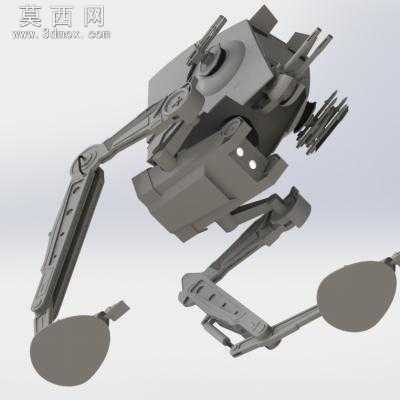 全地形侦察运输机V2(突击步行机) 3D模型