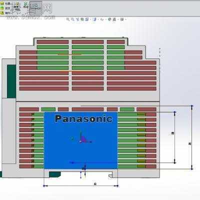 松下PLC可编程控制器 3D模型