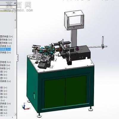 全自动六轴空心音圈绕线机 3D模型