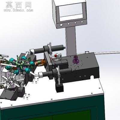 全自动六轴空心音圈绕线机 3D模型