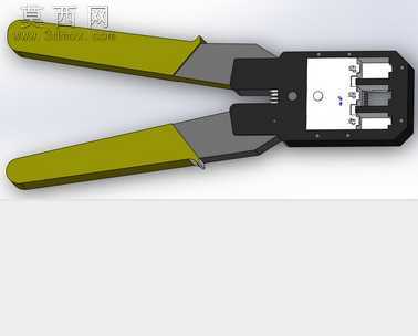 网线压线钳 3D模型