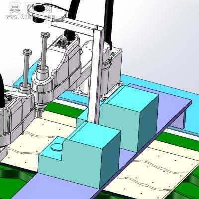 在线打螺丝设备、线体移动式打螺丝机 3D模型