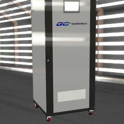 5KW光伏储能机柜 3D模型