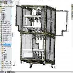 大型PCB板锡点视觉检测设备 3D模型