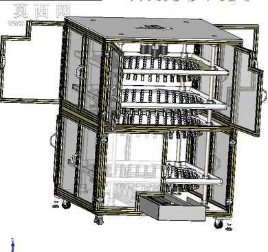 大型PCB板锡点视觉检测设备 3D模型