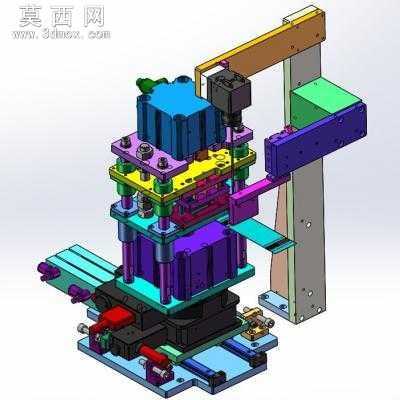 手机FFC冲裁检测机FFC软排线冲切机及CCD视觉检测设备 3D模型